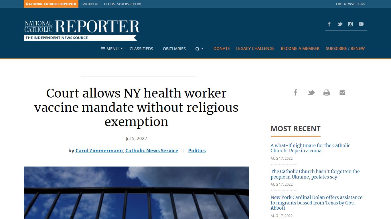 Court allows NY health worker vaccine mandate without religious ...